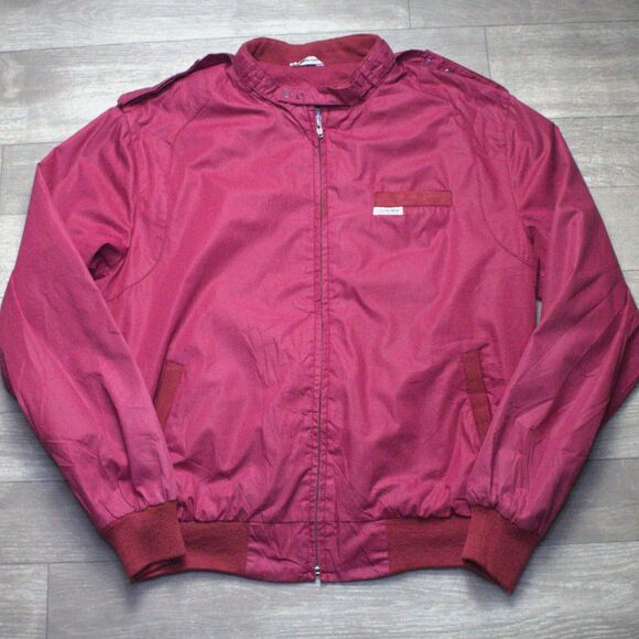 Vintage L'autre Mode Bomber Jacket Men's Large Members Only Style 1980's - Picture 1 of 4